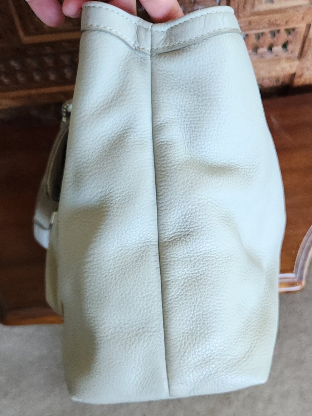Coach Pebbled Leather Penelope Carryall Tote - Picture 3 of 11